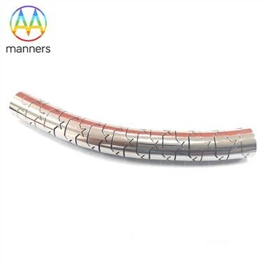 Hypotube Dur Di-staen Meddygol Gyda Lasercut
