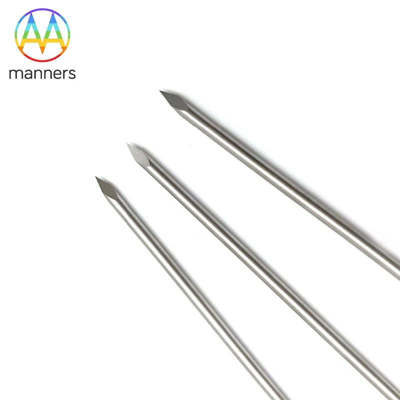 Bydd y Cwsmer Twrci 2600 Pcs Custom Dur Di-staen Solid Tri Bevel End Needle w...