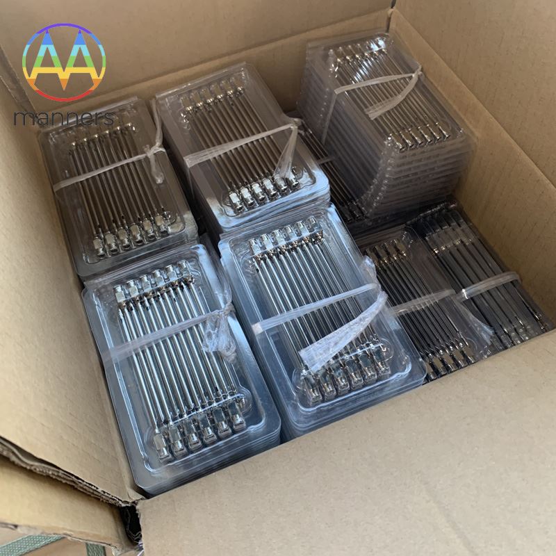 Mae Gorchymyn Cwsmeriaid Twrci Am 20,000pcs Nodwydd Milfeddygol Hypodermig Du...