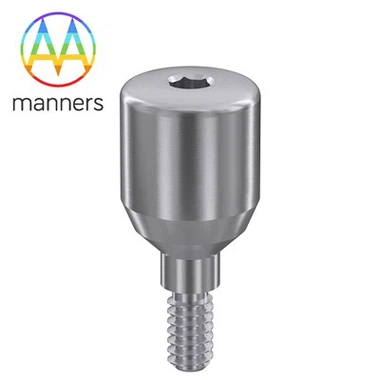 Cap Iachau Titaniwm ar gyfer Mewnblaniad Deintyddol Ø 4.5mm - Hecs Mewnol (System Gwell)